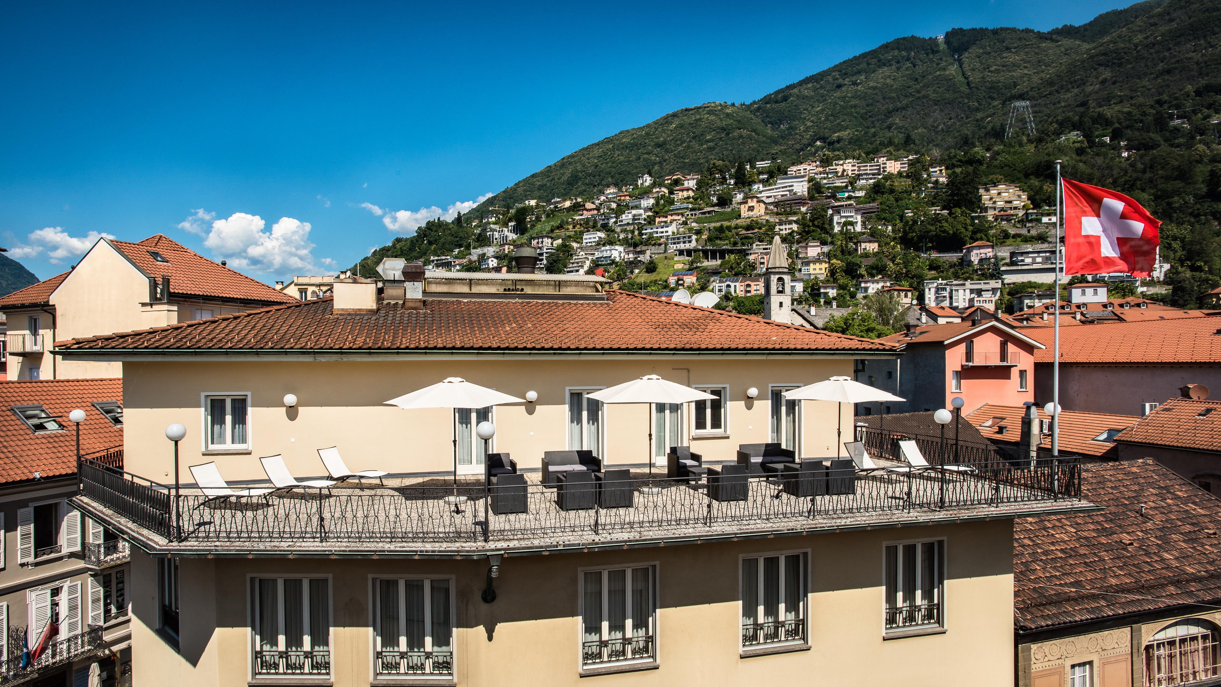 Hotel Dell'Angelo Locarno Exterior foto