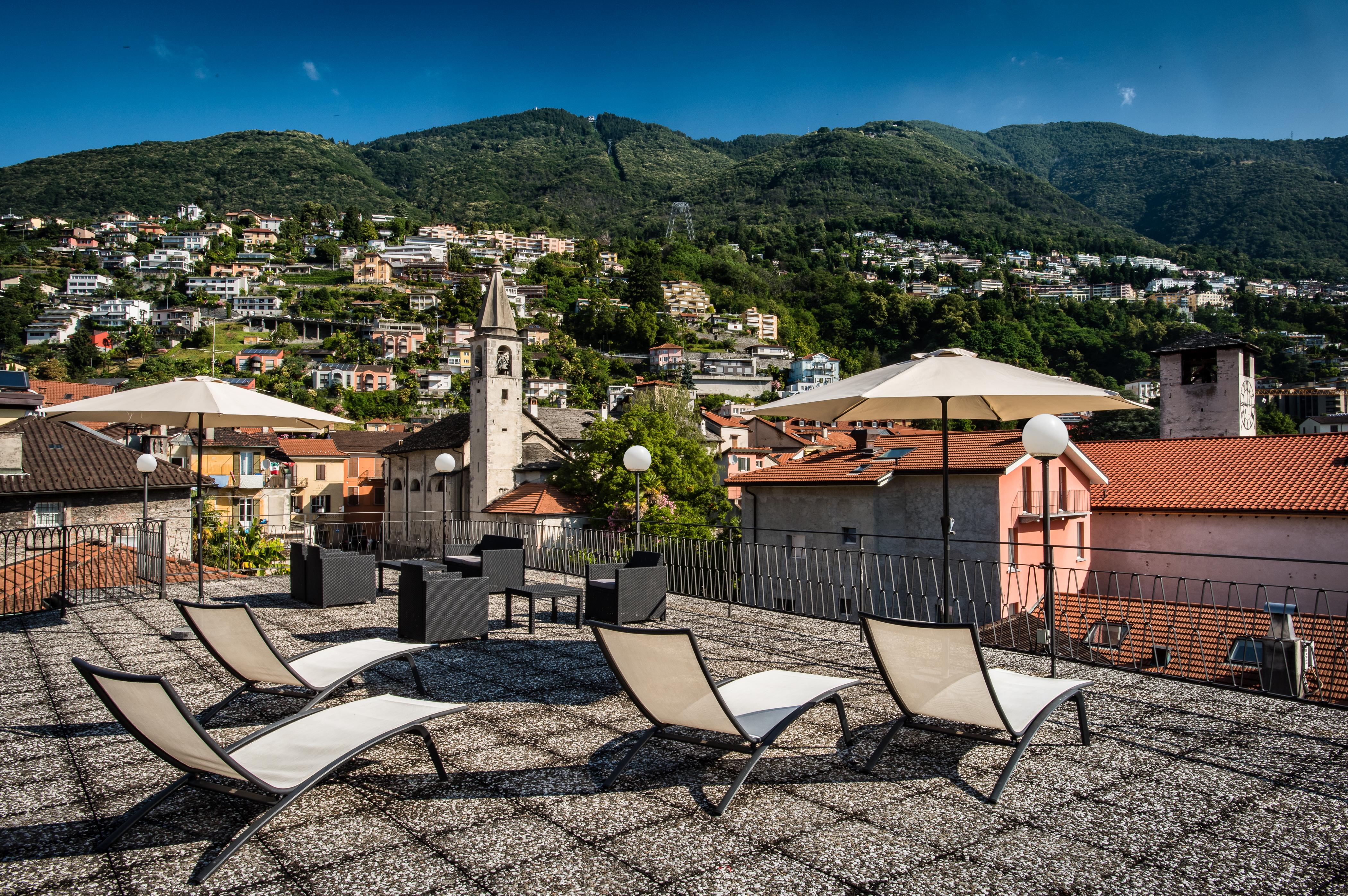 Hotel Dell'Angelo Locarno Exterior foto