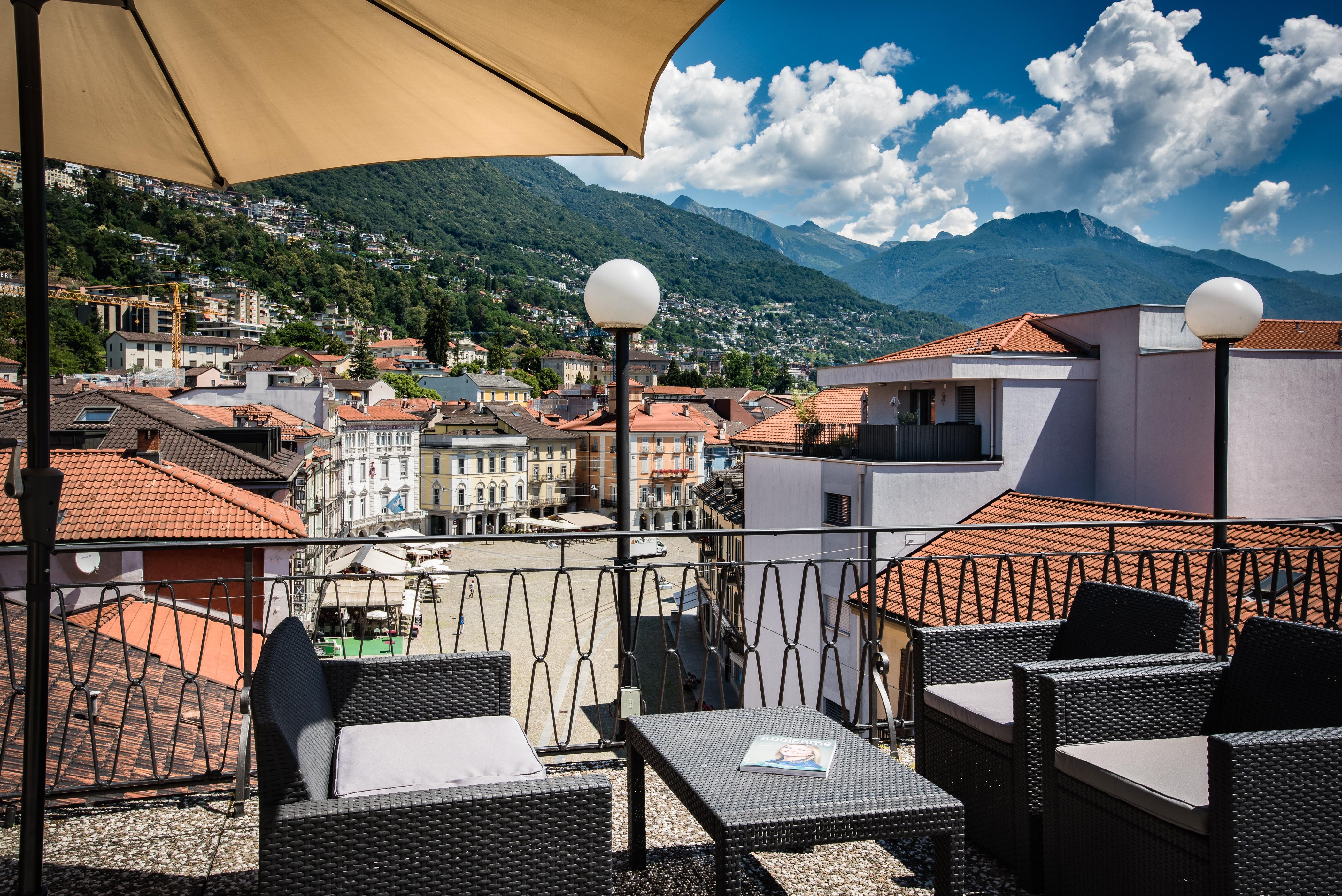 Hotel Dell'Angelo Locarno Exterior foto